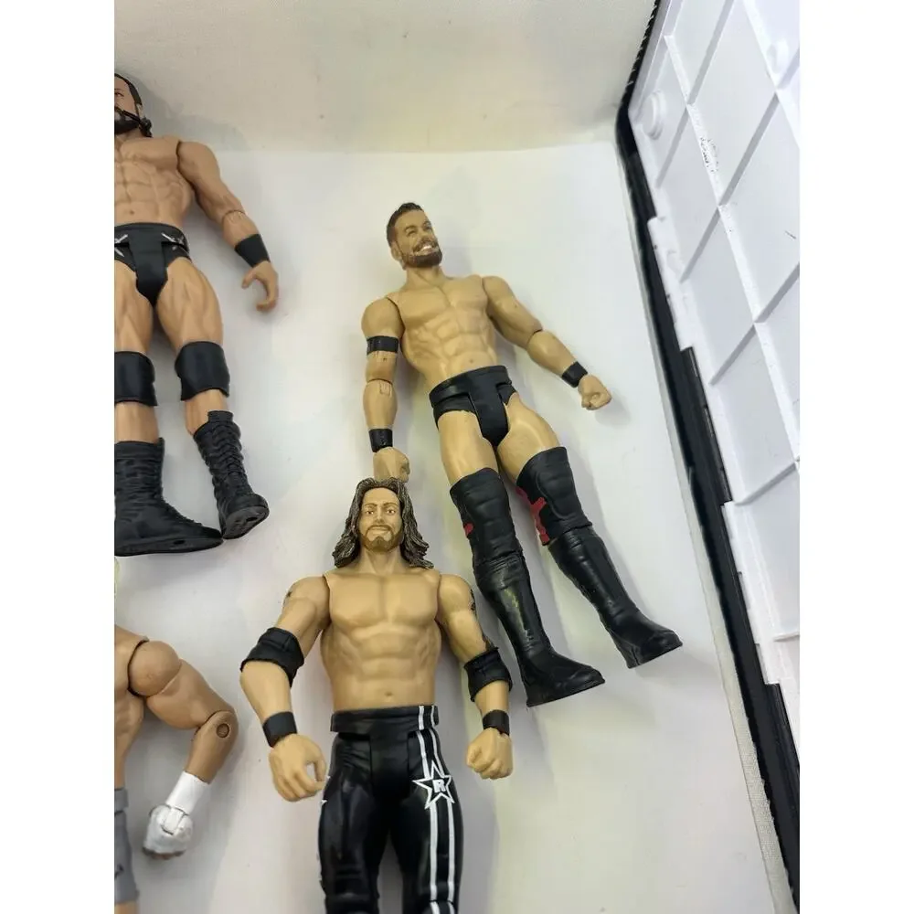 6 WWE WWF Wrestling Action Figures Pacific Matt Hardy Drew John Morrison Dolph